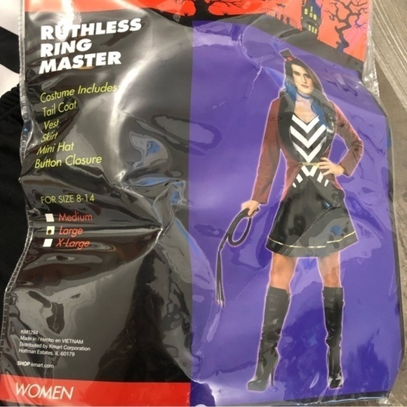 Ringleader Circus Halloween‎ Costume Large - Picture 2 of 5